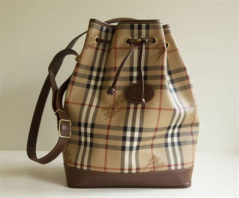 Burberrys Vintage, Vintage Burberrys Bucket Bag 